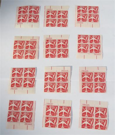 US Air Mail Stamps: 7 Cent "Jet"