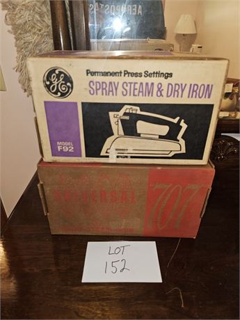 2 Spray-Steam Dry Irons