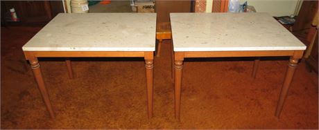 Marble Top End Tables