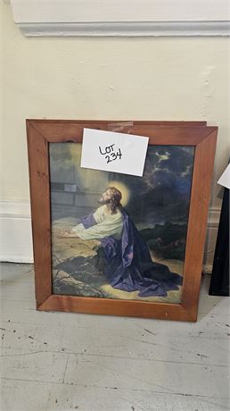 Vintage Religious Prints The Last Supper & Jesus On The Mound