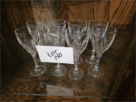 Lenox Fluted Stem Wine Glasses - Set of 8