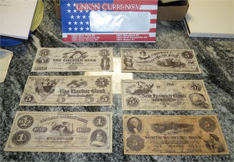 Union Currency Reproductions
