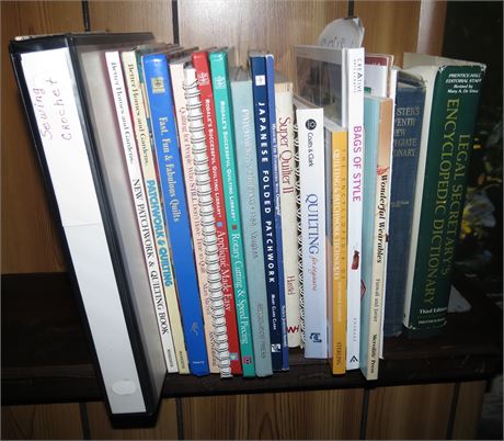 Books: Quilting, Crafts, Etc