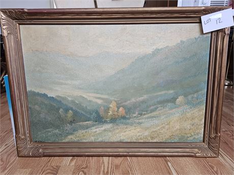 Signed Oil on Board Painting