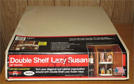 Double Shelf Lazy Susan