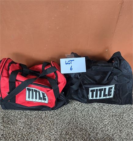 2 Pairs of TITLE Boxing Gloves