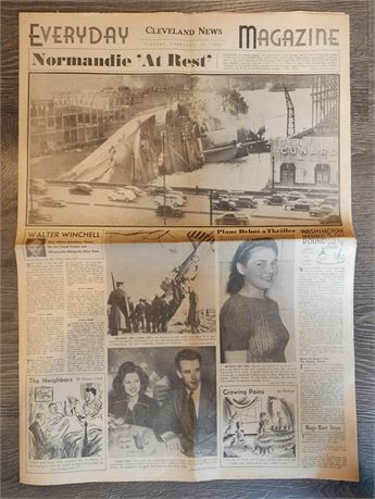 Cleveland News: "Normandie At Rest" Newspaper Insert