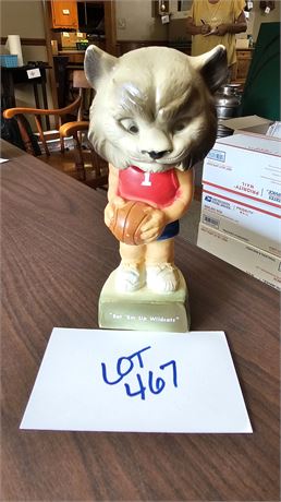 HTF 1960's Moro Inc Rubber Bobble Head Wildcats