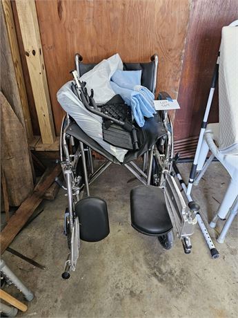 Large Wheel Chair & Accessories