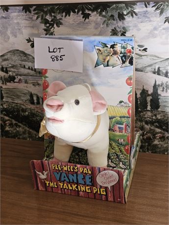 Pee-Wee's Pal "Vance" Talking Pig