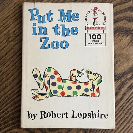 Put Me in the Zoo 1st Edition Book by Robert Lopshire, 1960 (HC, DJ)