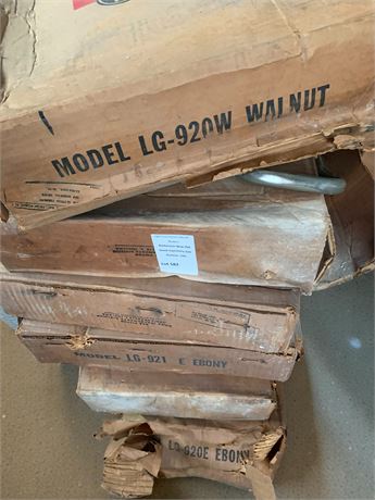 RCA Victor MCM Metal TV Stand Lot - 8 Total