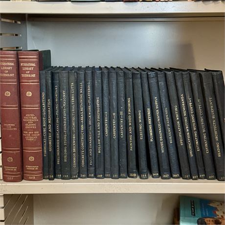 Vintage/Antique Int'l Textbook Company Books - Lot of 24 (All different)