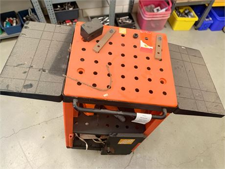 Home Depot Portable Workbench/Storage Unit W/Pegboard Top & More