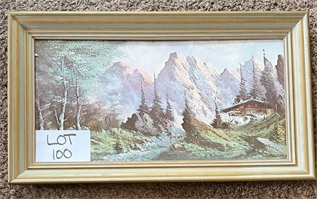 1967 Landscape Framed Art Print