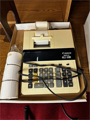 Canon MP210 Calculator and Paper rolls