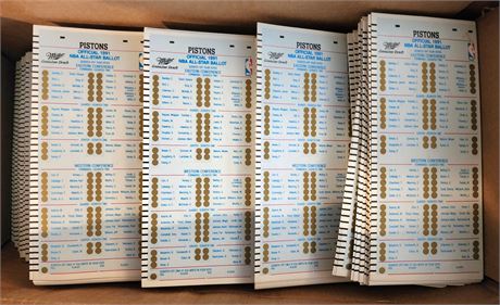 1991 NBA Allstar Ballots