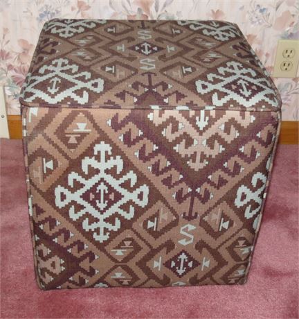 Aztec Medallion Ottoman