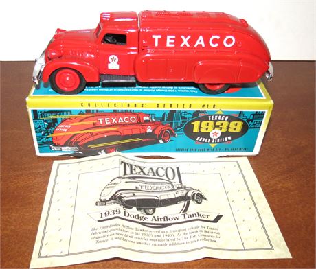 Ertl Texaco 1939 Dodge Airflow Die-cast Bank