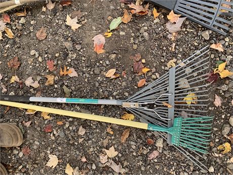 Metal Rake Lot of 2