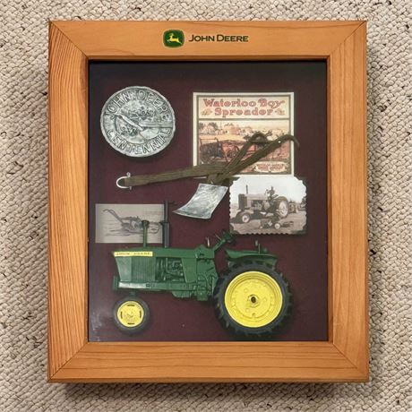 John Deere Shadowbox Wall Decor - 12 x 14"