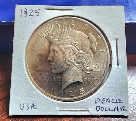 1925 Peace Silver Dollar