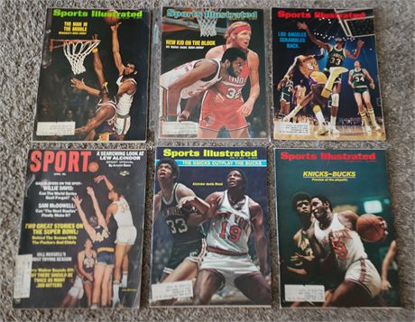 70's NBA Sports Illustrated's