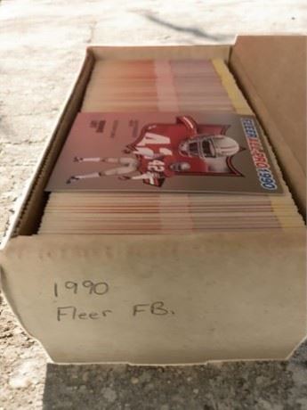 1990 Fleer Football Card Lot