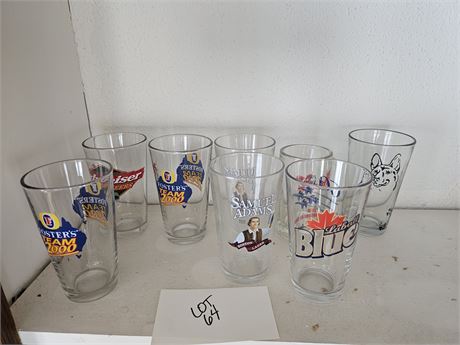 Mixed Beer Glasses