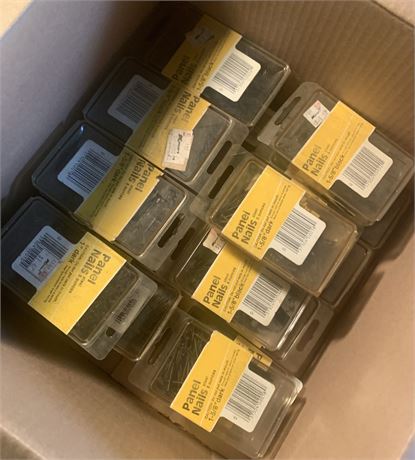 Dark 1-5/8 Inch Panel Nail Lot