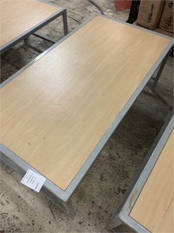 Metal & Wood Multi-Purpose Retail Clothing/Display Table  45.5 x 24 x 18.5