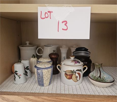 Cupboard Cleanout- Salt & Pepper Sets, Sugar Bowls & More