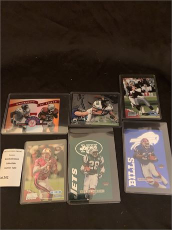 Football Card Lot of 6