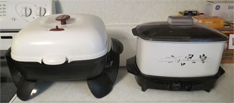 Electric Skillet, Slow Cooker