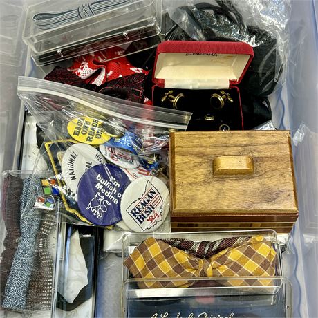 Men's Vintage Bow Ties, Cufflinks and More!