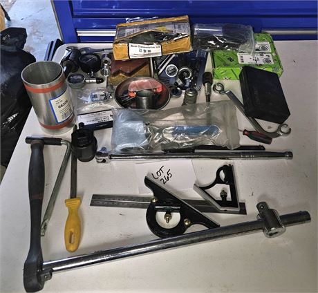 Mixed Misc Lot- Torque Wrenches, Digital Caliper, Magnetic Tray & More