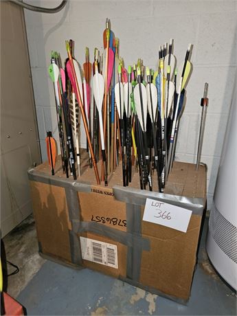Mix Hunting Arrow Lot Maker, Size & Style Vary