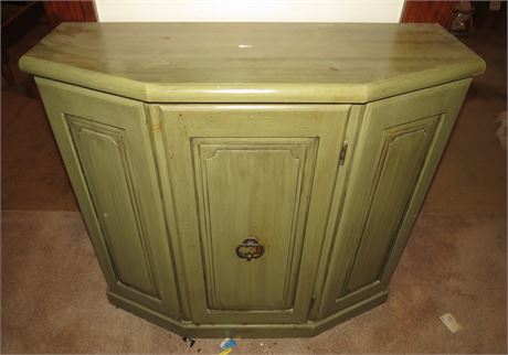 Painted Console Cabinet