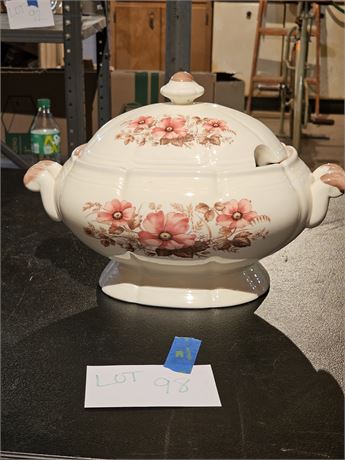 Transferware Soup Tureen