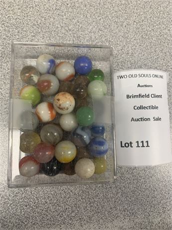 Vintage Glass Marbles Lot