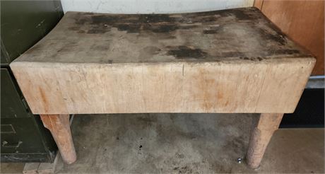 Vintage Butchers Block