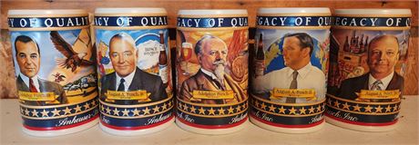 Anheuser Busch Beer Steins