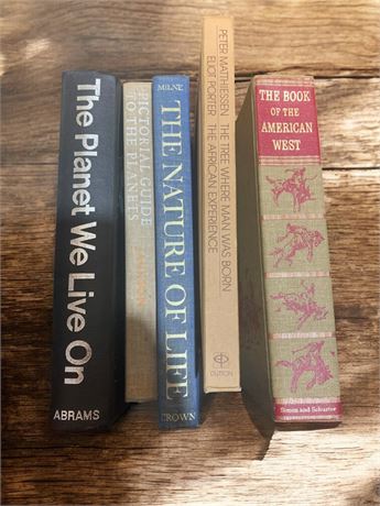 Coffee Table Book Lot: The Planet We Live On, The Nature of Life, American West