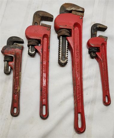 4 Pipe Wrenches