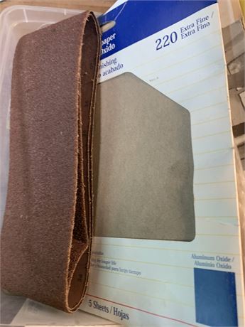 Sandpaper Sheet Lot
