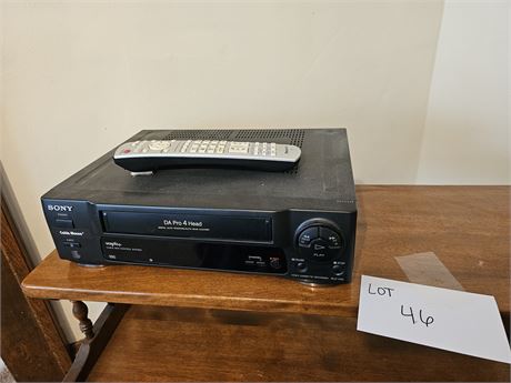 Sony VCR Player