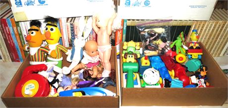 2 Boxes Of Assorted Toys