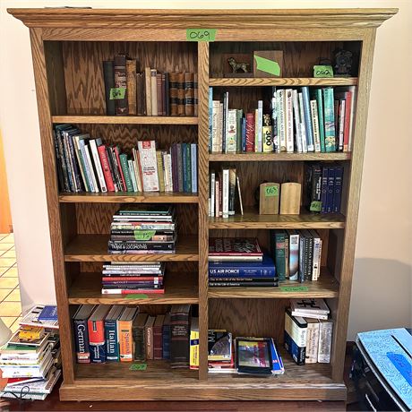 72" Tall Double Wide Bookcase