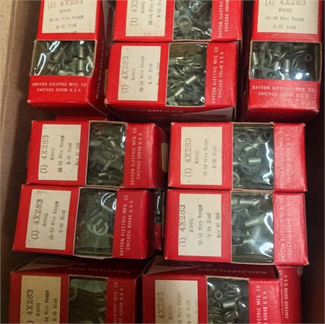 Dayton Electric Mfg Co Uninsulated Ring Terminal Lot