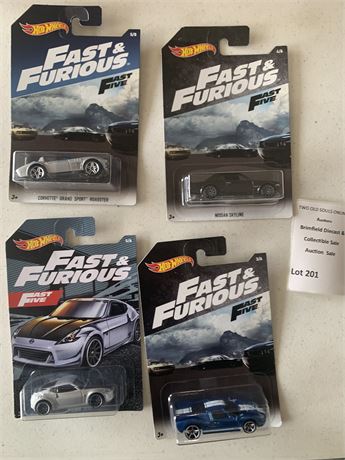 Fast & Furious Hot Wheels Cars - Nissan 350Z Custom, Nissan Skyline GT-R & More